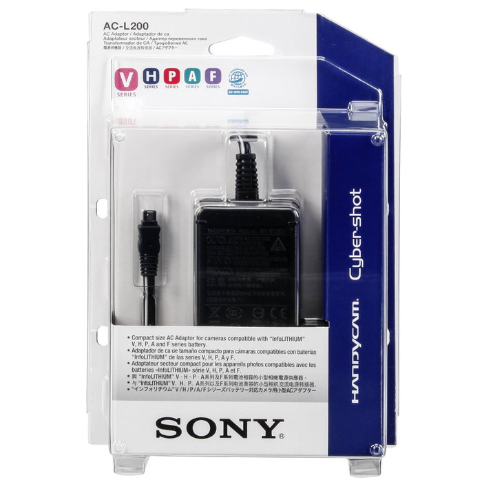 Sony AC-L200 Adaptateur Secteur Noir Sony AC-L200 Adaptateur Secteur Noir