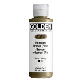 Golden Fluid Colores Acrílicos Bronze Iridiscente (Fino) 118 ml