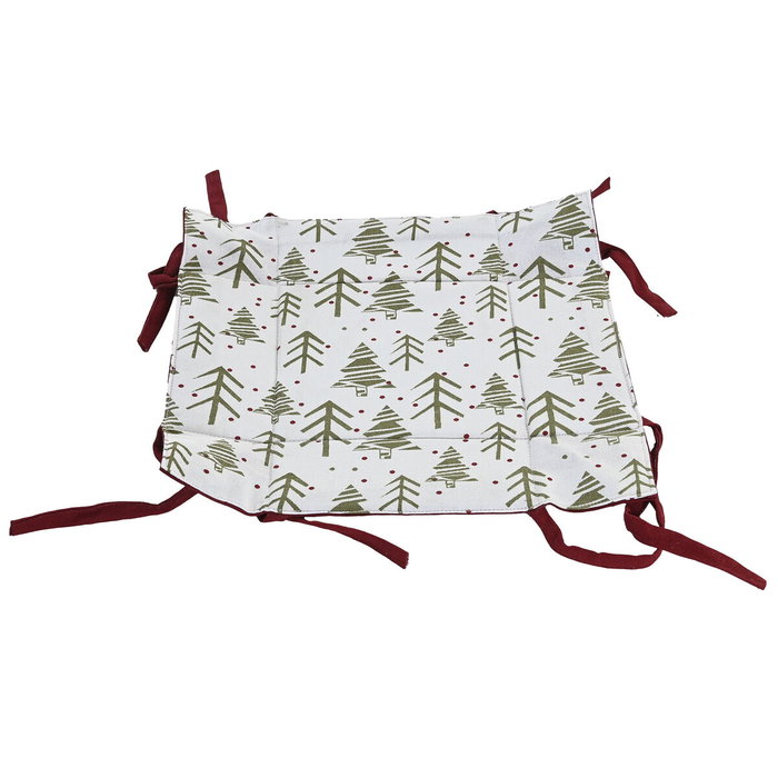 Panier décoratif Home ESPRIT Blanc Rouge Vert Beige Arbre Noël 30 x 30 x 8 cm Panier décoratif Home ESPRIT Blanc Rouge Vert Beige Arbre Noël 30 x 30 x 8 cm