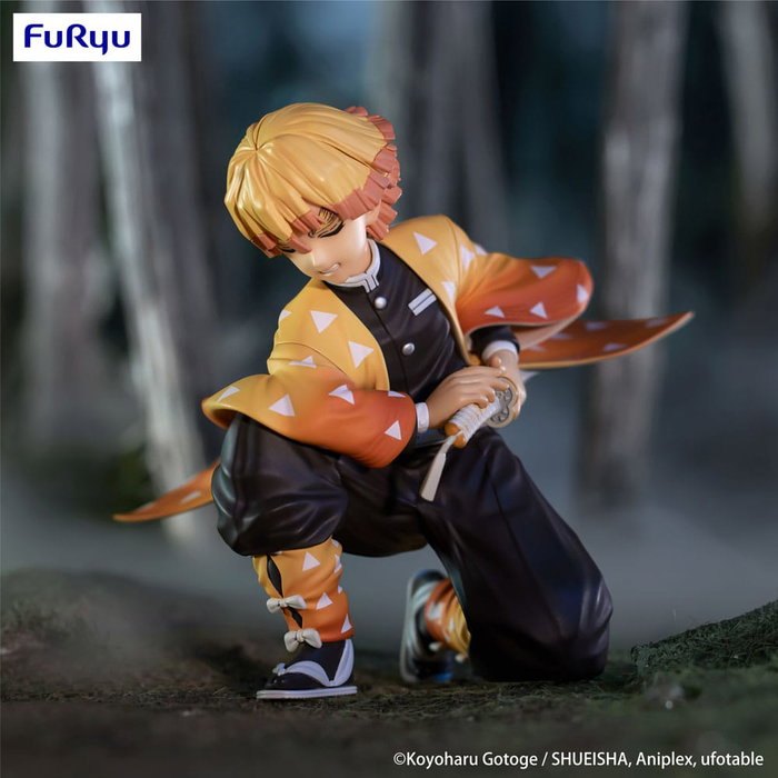 Furyu Demon Slayer: Kimetsu no Yaiba Statuette PVC Noodle Stopper Zenitsu Agatsuma
