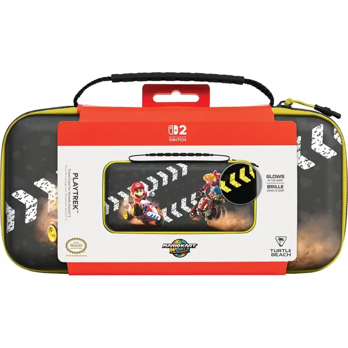 Turtle Beach Étui de voyage PlayTrek Mario Kart World pour Nintendo Switch 2 Turtle Beach Étui de voyage PlayTrek Mario Kart World pour Nintendo Switch 2