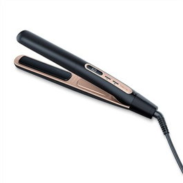 Beurer HS-100 Plaque lissante ionique pour cheveux, chauffe en 12s, pour lissage et création de boucles, style professionnel