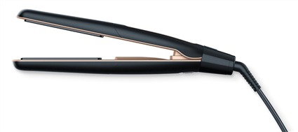 Beurer HS-100 Plaque lissante ionique pour cheveux, chauffe en 12s, pour lissage et création de boucles, style professionnel