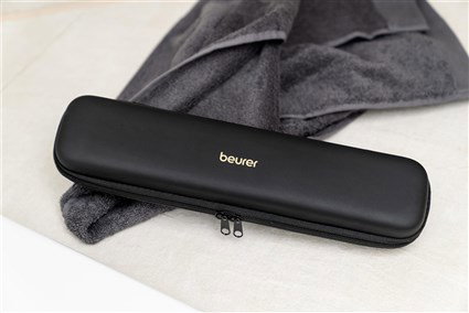 Beurer HS-100 Plaque lissante ionique pour cheveux, chauffe en 12s, pour lissage et création de boucles, style professionnel