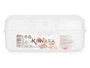 KINVARA Boîte en plastique transparente 6 compartiments