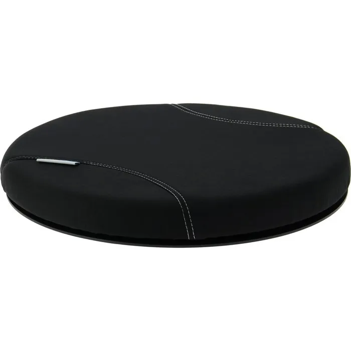 Kine Travel Coussin rotatif disque de transfert 39x39x6cm - Aide à l'installation et à la sortie du véhicule - Approuvé par un kinésithérapeute - Revêtement antidérapant - Noir