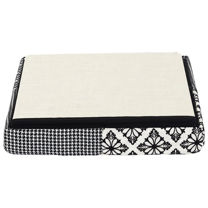 Home Deco Factory CAJA-PUF PLEGABLE PATCHWORK