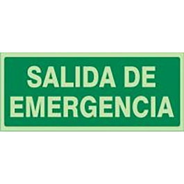 DUVER Signal de sortie d'urgence en plastique, 420 x 210 mm