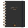 Agenda Finocam Alma Noir A5 15,5 x 21,2 cm 2026