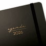 Agenda Finocam Alma Noir A5 15,5 x 21,2 cm 2026