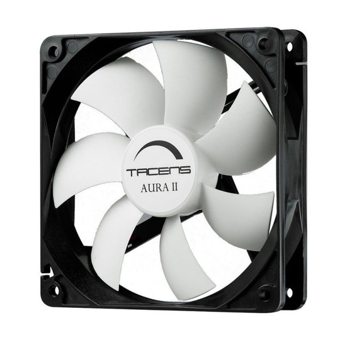 Tacens Aura II Ventilateur de Boîtier 80 mm Ultra-Silencieux 10 dB Fluxus II Antipoussière