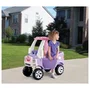 Little Tikes Cozy Coupe Princesse - Camion à Chevaucher pour Enfants Dès 18 Mois avec Portes, Klaxon, Plancher Amovible et Volant - Jouet d'Intérieur et d'Extérieur