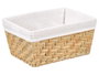 KIPIT Cesta Rectangulaire 38x28cm Madera-Blanco