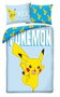 Halantex Parure de lit Pokémon Ver. 16 (140 x 200 cm / 70 x 90 cm)