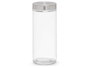 Vivalto Bocal en Verre avec Couvercle en Acier 2,3L 11x27x11 cm Transparent (Set de 12)
