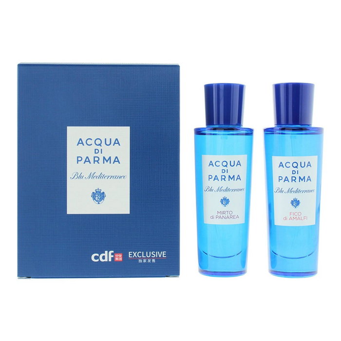 Acqua di Parma - Coffret Parfum Eau de Toilette Unisex Blu Mediterraneo : Fico di Amalfi 30 ml + Mirto di Panarea 30 ml Acqua di Parma - Coffret Parfum Eau de Toilette Unisex Blu Mediterraneo : Fico di Amalfi 30 ml + Mirto di Panarea 30 ml