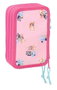 Safta Plumier Triple 37 Pièces pour Crayons - Dimensions : 12,5 x 19,5 x 5,5 cm