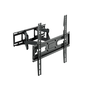Tooq Support Mural pour Écrans 32-70 Pouces, VESA 100x100 à 400x400, Charge 40kg, Inclinable, Rotation, Noir