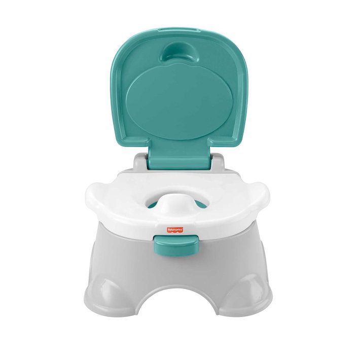 Fisher-Price Pot 3 en 1 d'apprentissage de la propreté - Pot, réducteur de toilette et marchepied - GYP61