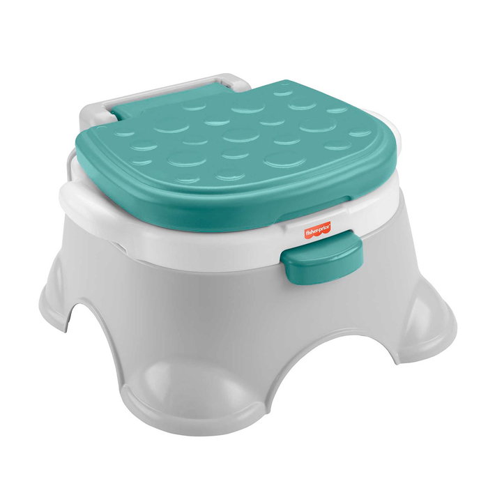 Fisher-Price Pot 3 en 1 d'apprentissage de la propreté - Pot, réducteur de toilette et marchepied - GYP61