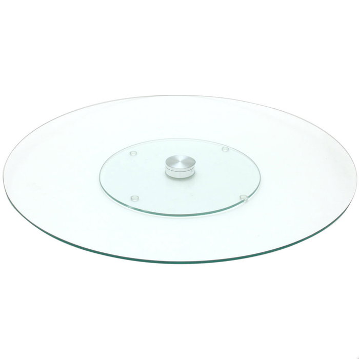 Home Deco Factory Plateau tournant en cristal 45 cm transparent Home Deco Factory Plateau tournant en cristal 45 cm transparent