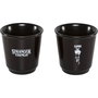Bialetti Set Mini Express Collection Stranger Things avec 2 tasses thermosensibles Noir / Rouge