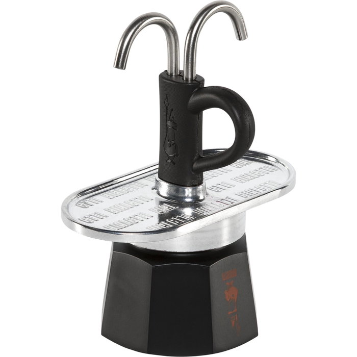 Bialetti Set Mini Express Collection Stranger Things avec 2 tasses thermosensibles Noir / Rouge