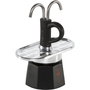 Bialetti Set Mini Express Collection Stranger Things avec 2 tasses thermosensibles Noir / Rouge