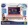 VTech Genio - Ordinateur portable éducatif pour enfant avec clavier AZERTY français, souris, écran 5", mémoire 8GB, extensible via micro-SD - Rose
