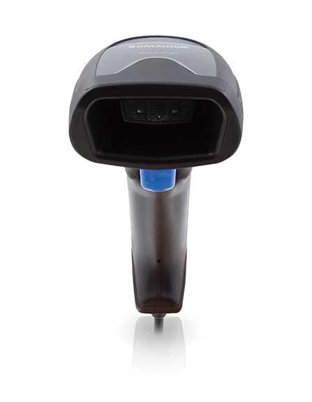 Datalogic Kit Scanner 2D QD2500 avec câble USB - Scanner de codes-barres filaire pour caisse POS, lecture rapide de codes abîmés et mobiles, technologie Green Spot, 90A052258