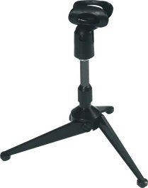 QUIKLOK Support de microphone de table avec pince et trépied pliable
