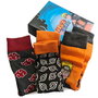 PIERROT - Set de 3 paires de chaussettes Naruto Shippuden pour adulte - Tailles 39-45 - Avec boîte