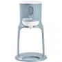 Beaba BIB'EXPRESSO - Préparateur de biberons rapide, chauffe eau en 30s, températures 22°C et 37°C, fonction bain-marie, compact et amovible - Bleu baltique