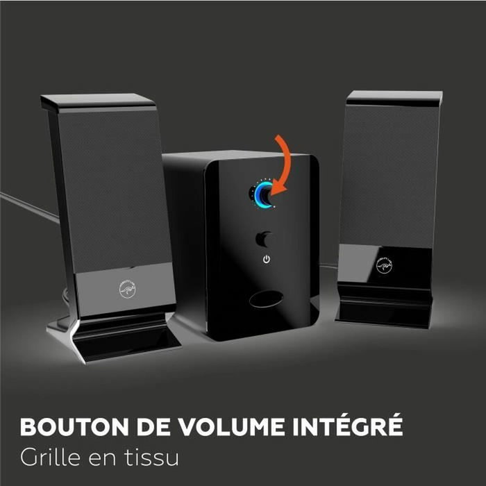 Mobility ML314006 Enceinte 2.1 Noir Mobility ML314006 Enceinte 2.1 Noir