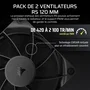 Corsair Nautilus RS LCD 240 mm - Watercooling processeur avec écran IPS, ventilateurs RS120 PWM, compatibilité Intel et AMD (Socket LGA 1851, AM5)
