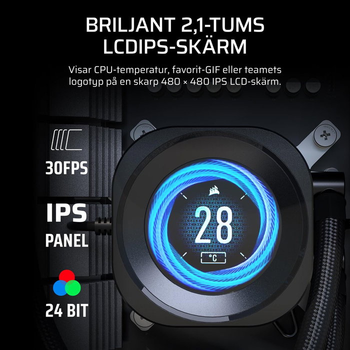 Corsair Nautilus 240 RS LCD Black
