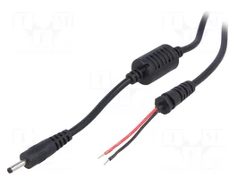 AKYGA Câble d'alimentation DC 3,0/1,0 prise droit, 1,2m