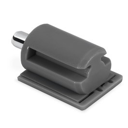 HERRAJES ALK Support d'étagère à encastrer Ceiko pivot ø3-ø5 Anthracite