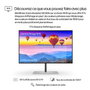 HP Moniteur Série 7 Pro 724pu 24 pouces WUXGA USB-C Argent
