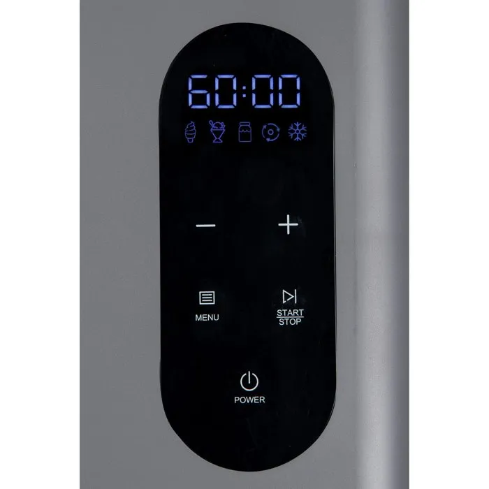 Domo Wood You DO9306I Sorbetière avec compresseur 1,5 L