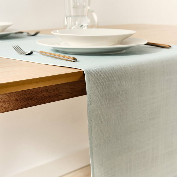 Chemin de Table Belum Liso Bleu 45 x 140 cm Chemin de Table Belum Liso Bleu 45 x 140 cm