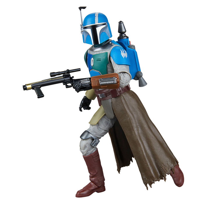 Hasbro Figurine Mandalorian Shriek-Hawk Star Wars La Série Noire 15cm avec Accessoires Figurine Articulée