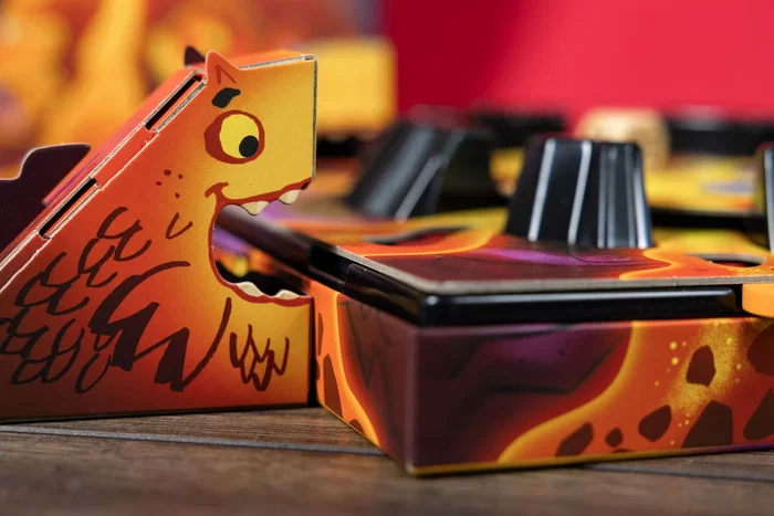 Schmidt Spiele - Délice de lave - Jeu de société de stratégie pour enfants à partir de 5 ans avec plateau volcan et figurines dragons