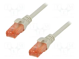 DIGITUS Cordon de raccordement Cat 6 U/UTP RJ45 2,5 m