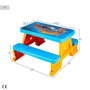 Color Baby - Mesa picnic infantil +24m Hot Wheels - Table de pique-nique pour enfants dès 24 mois, plastique
