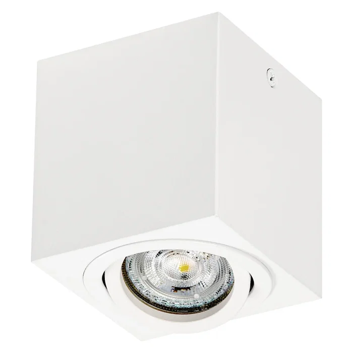 LEDvance Foco GU10 - Plafonnier LED rotatif IP20 surface - Projecteur pour intérieur avec douille GU10 en métal - Pour couloir, entrée, salon, chambre, cuisine, bureau LEDvance Foco GU10 - Plafonnier LED rotatif IP20 surface - Projecteur pour intérieur avec douille GU10 en métal - Pour couloir, entrée, salon, chambre, cuisine, bureau