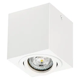 LVE Luminarie de surface avec douille GU10 4058075758704 - Métal, tête rotative, design élégant pour intérieur