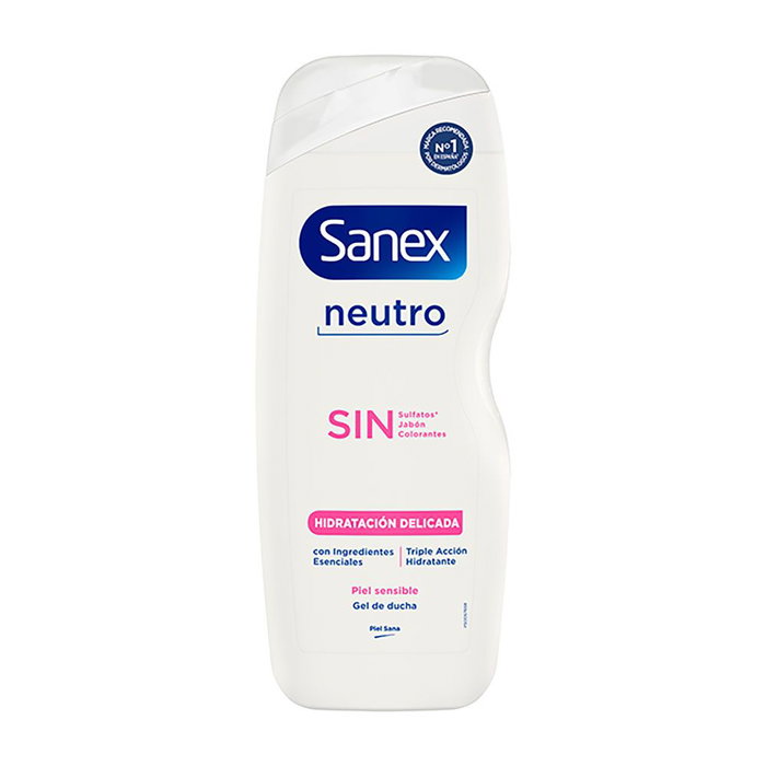 Sanex Gel de douche neutre hydratation délicate 600 ml Sanex Gel de douche neutre hydratation délicate 600 ml