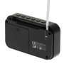 Adler Radio numérique PLL AM/FM AD 1906 avec réglage automatique, écran LCD, réveil et alarme, USB-C, 12,5 x 3 x 7,5 cm