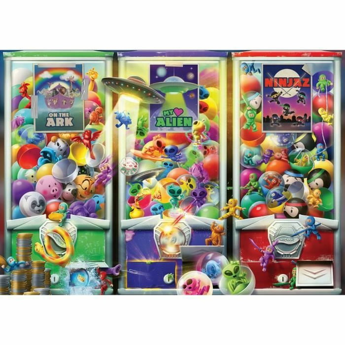 Ravensburger Puzzle 1000 pièces Animaux, aliens et ninjas Ravensburger Puzzle 1000 pièces Animaux, aliens et ninjas